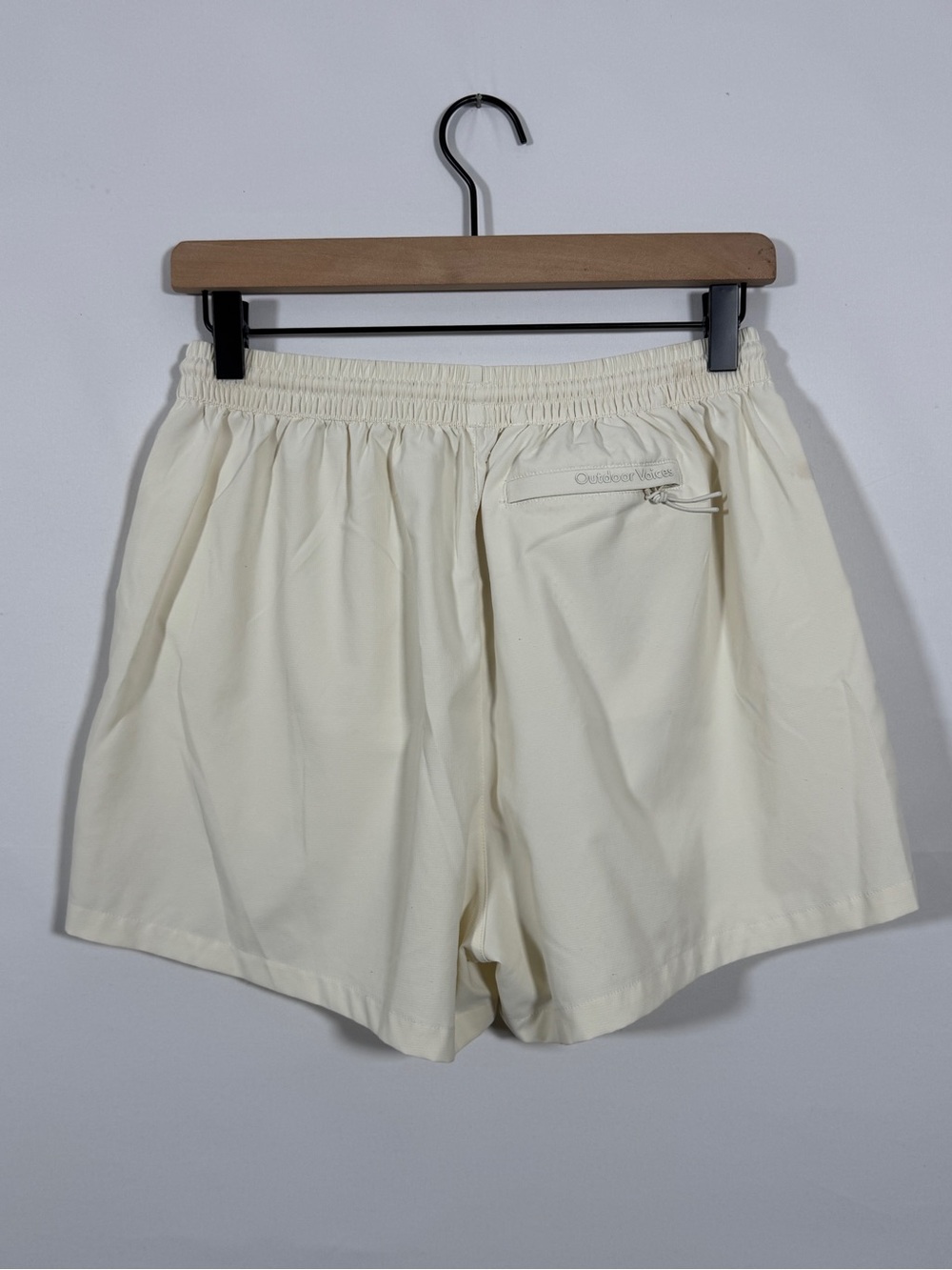 WAS89 {Outdoor Voices} "Rectrek" Cream Bone Off White Hiking Utility Shorts - Picture 2 of 5